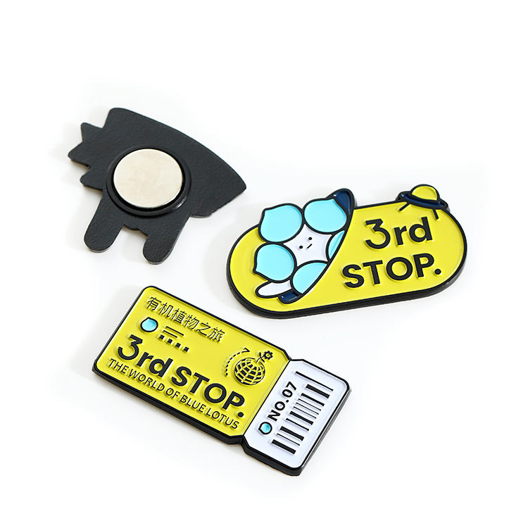 3D Usa aranyos ajándéktárgy dombornyomott, egyedi fém hűtőmágnes