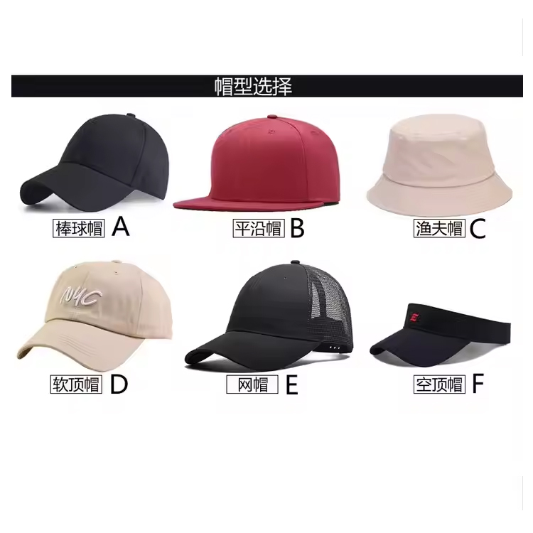 Egyedi 5. panel és 6 panel teherautó sapka baseball sapka logó