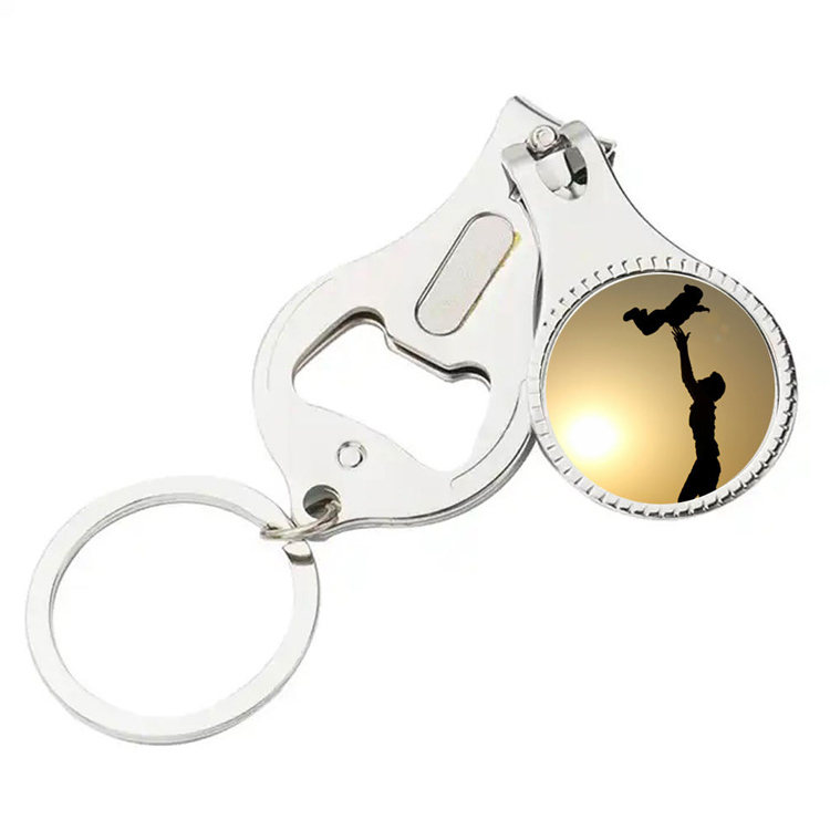 Összehajtható kézi lábujjnyitó Kulcstartó körömolló körömvágó