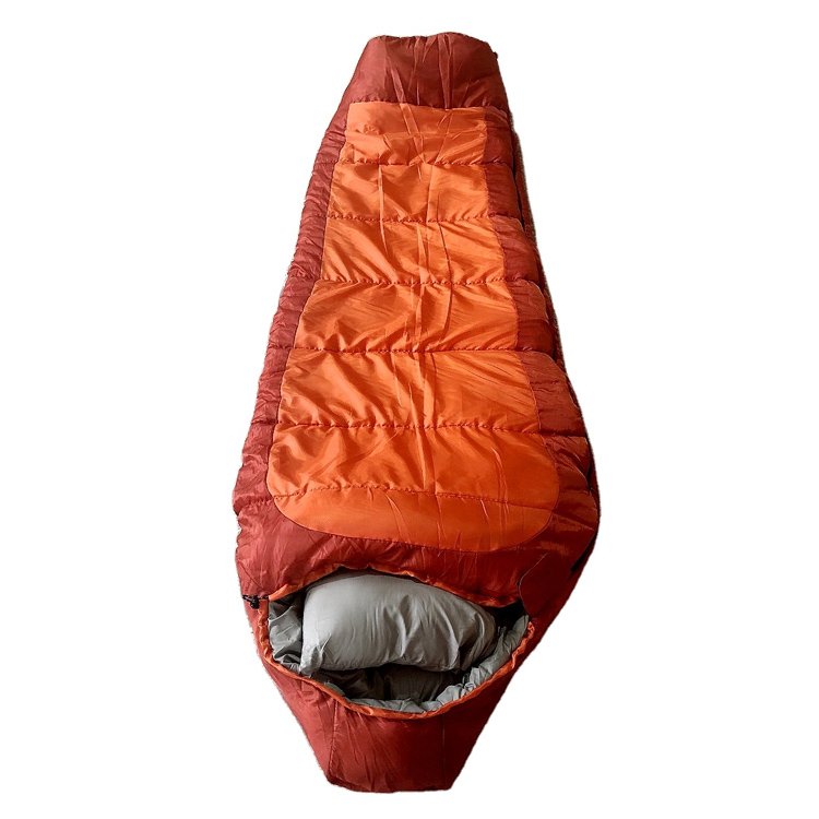 Akciós felnőtt múmia hálózsák párnával túrázáshoz