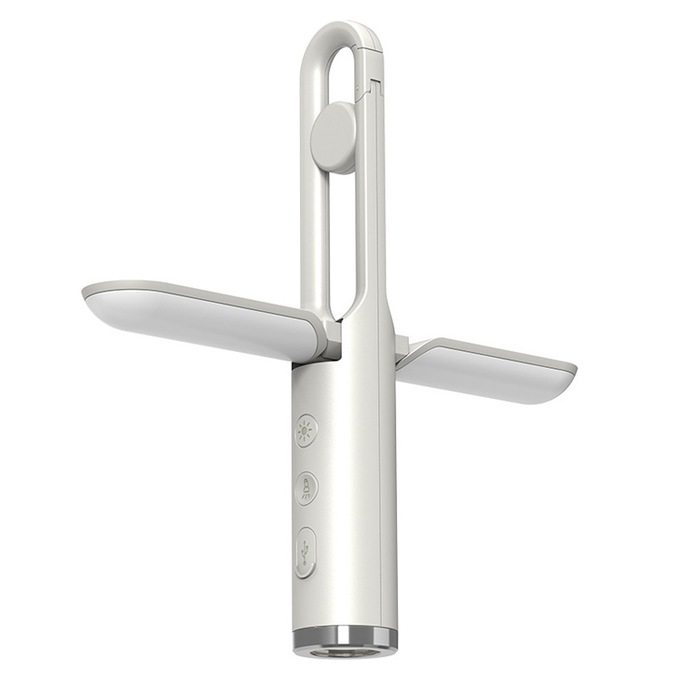 Többfunkciós vízálló kemping lámpa USB újratölthető