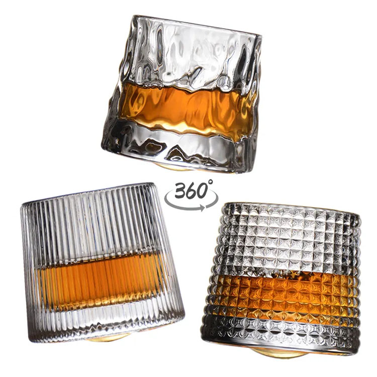 Régimódi whisky szemüveg Tumbler Rocks Bar Glass