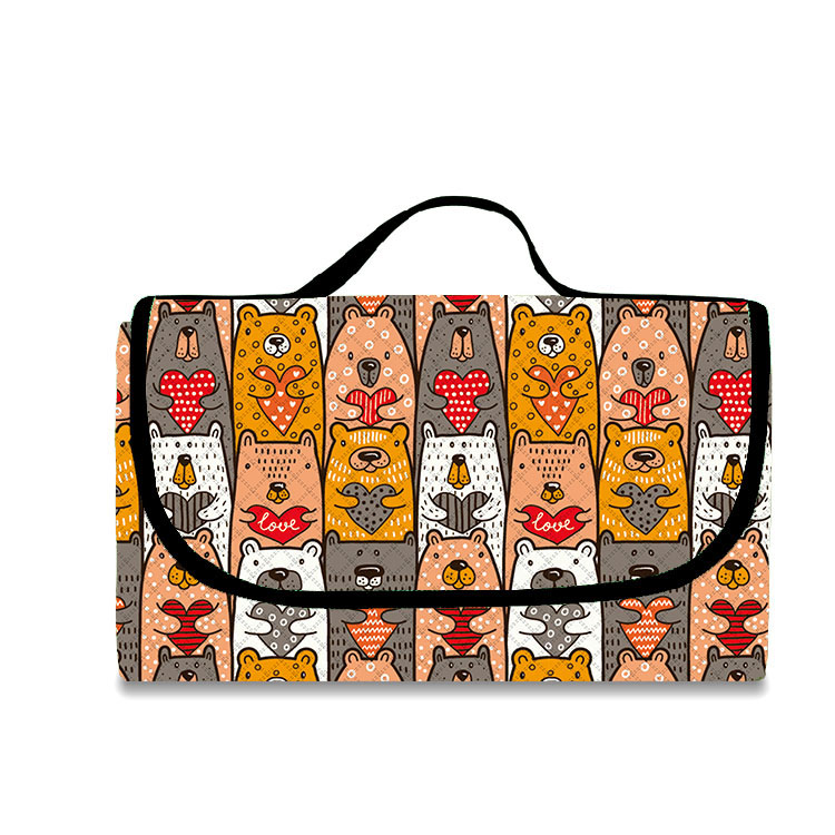 Piknik szőnyeg Roll up hordozható kültéri kemping piknik matrac