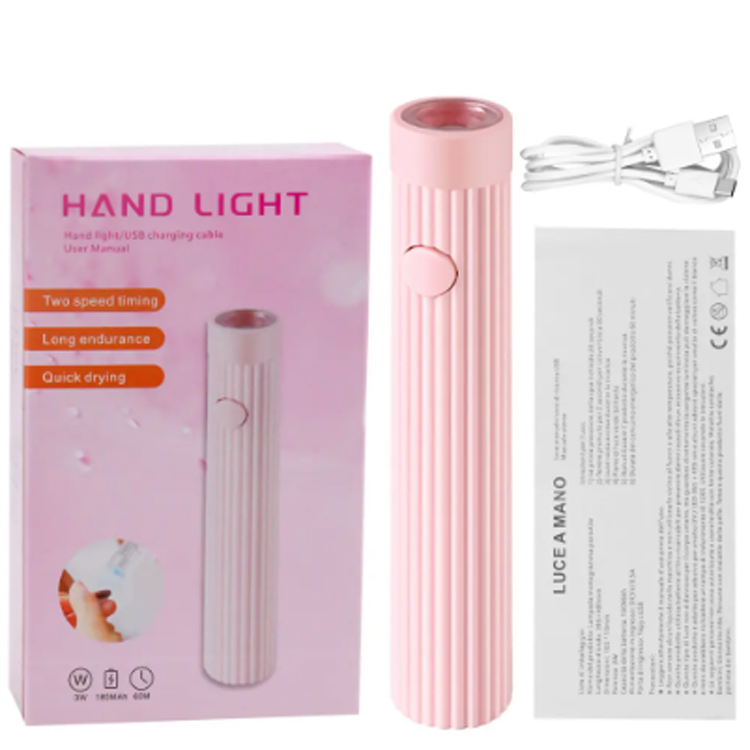 Hordozható mini UV LED köröm művészet kézi szó lámpa